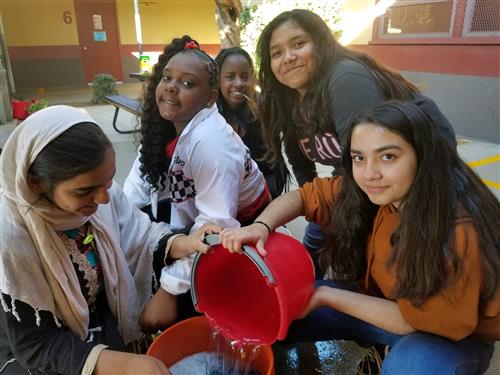 Watering, Campus Beautification Project 